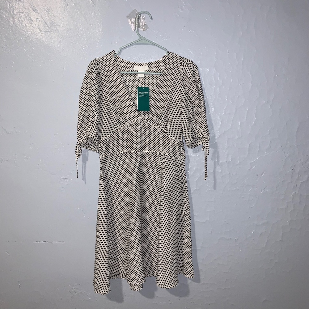 Fit and Flare Polka Dot Dress